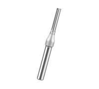 Broca de enrutador de 1/4 pulgadas, ranura recta, fresadora de acero de alta velocidad, broca de flauta para grabado de metal de madera dura, cortador de fresado industrial