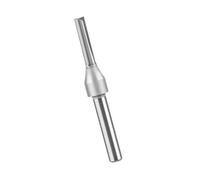 Broca de enrutador de 1/4 pulgadas, ranura recta, fresadora de acero de alta velocidad, broca de flauta para grabado de metal de madera dura, cortador de fresado industrial
