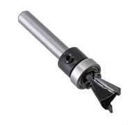 Broca de enrutador de cola de milano de carburo de vástago de 1/4 con guía de rodamiento inferior para carpintería, fresa para proyectos de carpintería, ebanistería y bricolaje (1 pieza) (6.35 x 15.9)