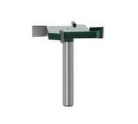 Broca de enrutador de superficie de alerón CNC, vástago de 1/4 pulgadas, cortador de aplanamiento de superficie de madera, 4 alas, broca de aplanamiento de losa para ranurar, fresar carpintería