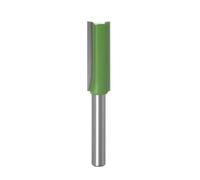 Broca de enrutador de vástago de 6 mm for tallado de madera, de un solo filo, de doble filo, for máquina de corte de bordes rectos, cortador de ranuras verde(8mm)