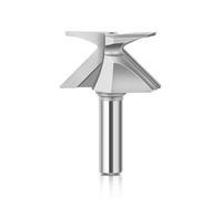 Broca de enrutador integrada con curva de arco, vástago de 12 mm y 1/2 pulgada, R18, R30 y R50, for carpintería, for fabricar puertas de gabinetes.(12x59.3xR50mm)