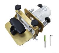 Broca de enrutador, plantilla de mortaja de 65 mm para máquina recortadora, riel deslizante bidireccional, funcionamiento suave, posicionamiento preciso, carpinteros DIY