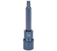 Broca de estrella T40 de 100 mm, acero de aleación S2, herramienta manual duradera y resistente al óxido para mecánicos profesionales y entusiastas del bricolaje