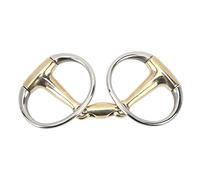 Broca De Filete De Anillo Para Caballo, Broca De Filete De Anillo Multiusos, Acero Inoxidable Y Bisagra De Cobre, Anillo Suelto Para Caballo De 135 Mm