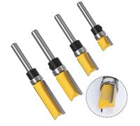 Broca de fresadora de vástago de 6 mm con rodamiento de bolas para corte de bordes de precisión en proyectos de carpintería con herramientas de grabado (25)