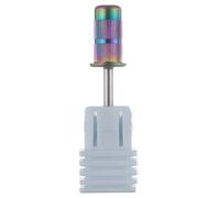 Broca de mandril de banda de lijado de acero inoxidable para máquina de taladro de uñas, arco iris de uñas, 0.5 x 0.25 pulgadas