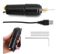 Broca de mano para la fabricación de joyas,Taladro manual eléctrico | Taladro manual - Taladro portátil recargable, taladro de mano USB, resina de taladro manual también para miniaturas, joyería