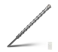 Broca de martillo giratorio SDS Max de 1-1/4 x 31 pulgadas, broca de mampostería con punta de carburo de 32 x 800 mm para ladrillo, piedra, hormigón (longitud 800 mm, 32 mm de diámetro)