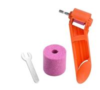 Broca de molienda fácil de taladrar a afilador - Transporte herramienta estándar amoladora con corindón de bricolaje en el lugar de mantenimiento de brocas, rueda marrón para taladros eléctricos