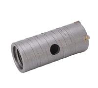 Broca de núcleo con punta de carburo, martillo eléctrico, sierra perforadora para pared de hormigón, agujeros de limpieza de corte de 32mm, bloque de ladrillo plateado