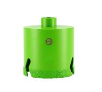 Broca de núcleo de diamante soldada al vacío para rosca M10 que ofrece un rendimiento consistente para azulejos, granito, mármol, piedra (55 mm)