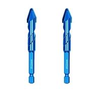 Broca de pala azul for azulejos, 2 unidades, 5 y 10, broca excéntrica alta dureza con punta torcida(2Pcs 12mm)