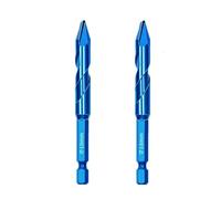 Broca de pala azul for azulejos, 2 unidades, 5 y 10, broca excéntrica alta dureza con punta torcida(2Pcs 10mm)