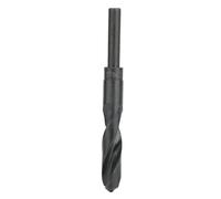 Broca de perforación, 1/2 pulgada de alta dureza HSS HSS Broad Bitter Cutter con punto de 135 ° y 38 ° Ángulo de espiral de 16 mm Vista reducida para madera de metal (17 mm)