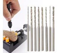 Broca de precisión con un vástago de 2 35 mm diseñada para hacer joyas y tareas de perforación de materiales suaves (1,5 mm)