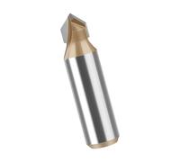 Broca de ranurado de 90 grados de grado profesional, vástago de acero de 12 | Bordes de tierra para hacer modelos de muebles de gabinetes, grabado detallado, moldura decorativa