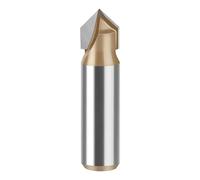 Broca de ranurado de 90 grados de grado profesional, vástago de acero de 12 | Bordes de tierra para hacer modelos de muebles de gabinetes, grabado detallado, moldura decorativa