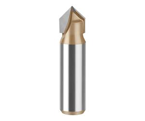 Broca de ranurado de 90 grados de grado profesional, vástago de acero de 12 | Bordes de tierra para hacer modelos de muebles de gabinetes, grabado detallado, moldura decorativa