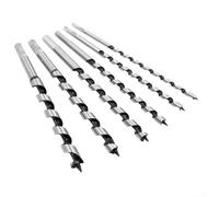 Broca de taladro central de carpintería de 230 mm con vástago hexagonal, adecuada para agujeros profundos precisos para perforación de madera con centro sólido y borde de ala única (14 mm)
