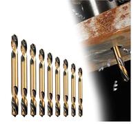 Broca de taladro de acero de alta velocidad, 1 pieza para madera y metal, funciona con taladro manual y taladro eléctrico (5,2 mm)