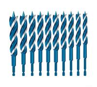 Broca de taladro de madera eficiente con diseño autorroscante, para aplicaciones de perforación profunda (28 mm)