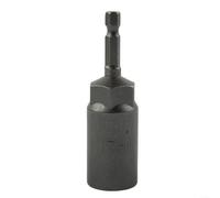 Broca de tuerca hexagonal de 80 mm para uso con taladros neumáticos y eléctricos, acero al cromo vanadio tratado térmicamente con alta dureza (17 mm)