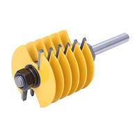 Broca de unión conjunta, vástago de 8 mm Broca de unión de dedo de corte Carpintería Fresa Cortadora de espiga para máquina eléctrica de grabado de madera Máquina de corte Máquina de tallado por compu