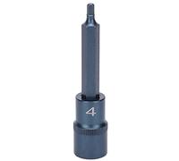 Broca de vaso hexagonal S2, destornillador largo de acero de aleación, llave rápida eléctrica, herramienta de hardware de 100x4 mm, grado profesional, a prueba de óxido, duradero