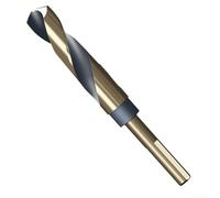 Broca de vástago de 12,7 mm para metal y madera de acero inoxidable, sierra perforadora M43 con punta de 118 grados, juegos de herramientas de perforación de eliminación rápida de virutas (22 mm)