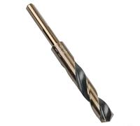Broca de vástago de 12,7 mm para metal y madera de acero inoxidable, sierra perforadora M43 con punta de 118 grados, juegos de herramientas de perforación de eliminación rápida de virutas (15 mm)