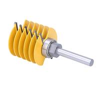 Broca del router de la junta del dedo, 8mm de la caña del cojinete ajustable de la junta del dedo cortador reversible del cincel de la carpintería que encamina la broca del router de la junta del dedo