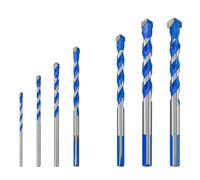 Broca eficaz de 312 mm para perforar adecuada para madera, azulejos, vidrio, hormigón y más (8 mm)