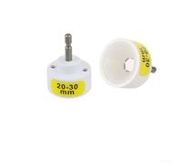 Broca eléctrica para máquina taponadora de botellas, vástago hexagonal de 1/4 pulgadas para sellar botellas, ajustable de 10 a 50 mm, compatible con herramientas de tapado, mano de plástico (20-30 mm)