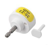 Broca eléctrica para máquina taponadora de botellas, vástago hexagonal de 1/4 pulgadas para sellar botellas, ajustable de 10 a 50 mm, compatible con herramientas de tapado, mano de plástico (23-36 mm)