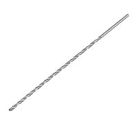 Broca en espiral extralarga HSS, 5 mm x 200 mm, broca de metal con vástago recto para aluminio, cobre, madera, agujero profundo (3,5 x 200 mm)