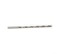 Broca en espiral extralarga HSS de 200 mm para metal, madera, plástico, acero inoxidable, vástago redondo, alta resistencia al desgaste, eliminación rápida de virutas, calidad industrial, juego de