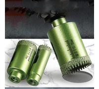 Broca en seco de diamante M10 de 2060 mm, abridor soldado dentado para taladrar para aplicaciones de mármol, hormigón, cuarcita, granito y azulejos con mayor durabilidad (50 mm)