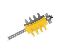 Broca enrutadora de carpintería for juntas de dedo Reversible, cortador de espiga cónica for accesorio de herramienta eléctrica for carpintería, 1 unidad(6mm)