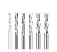 Broca enrutadora de corte hacia abajo, fresa de carburo de vástago 1/8, máquina CNC de 2 flautas, fresa de extremo for carpintería, corte de MDF(3.175x2x22x50L)