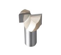 Broca enrutadora de ojo de cerradura Fresa recta de limpieza inferior for madera dura MDF y contrachapado, broca carburo tungsteno con vástago 1/4 1/2 pulg., 1 pieza(6.35mm x 9.52mm)