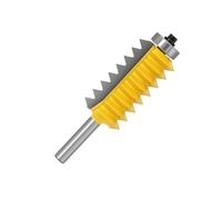 Broca enrutadora de pegamento for juntas de dedo, Panel elevado en forma de V, cortador de espiga de cono for carpintería, vástago de 8mm, 1 ud.(54mm)