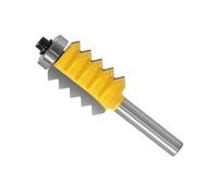 Broca enrutadora de pegamento for juntas de dedo, Panel elevado en forma de V, cortador de espiga de cono for carpintería, vástago de 8mm, 1 ud.(30mm)