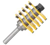 Broca enrutadora for carpintería, 8mm, grabado en madera, Panel de corte, cuchillo, junta dedo, 1 ud