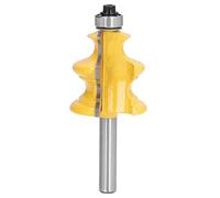 Broca enrutadora para marco de fotos, cortador de carpintería para moldura de puerta de aleación de acero al carbono (1/4 Inch Shank)