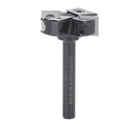 Broca Enrutadora Para Superficies De Spoilboard CNC, VáStago De 8 Mm, 4 Flautas Con Inserto De Carburo Para MáQuinas CNC PortáTiles De Escritorio, DiáMetro De Corte 1 1 2