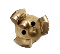 Broca escalonada de 3 alas, broca de arrastre PDC for perforación de pozos, broca for perforación minera, exploración geológica, minería del carbón(65mm)