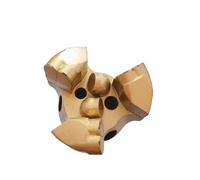 Broca escalonada de 3 alas, broca de arrastre PDC for perforación de pozos, broca for perforación minera, exploración geológica, minería del carbón(75mm)