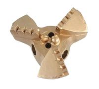 Broca escalonada de 3 alas, broca de arrastre PDC for perforación de pozos, broca for perforación minera, exploración geológica, minería del carbón(300mm)