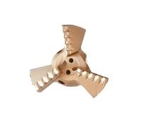 Broca escalonada de 3 alas, broca de arrastre PDC for perforación de pozos, broca for perforación minera, exploración geológica, minería del carbón(175mm)